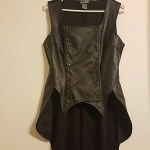 Maleficent high to low vest